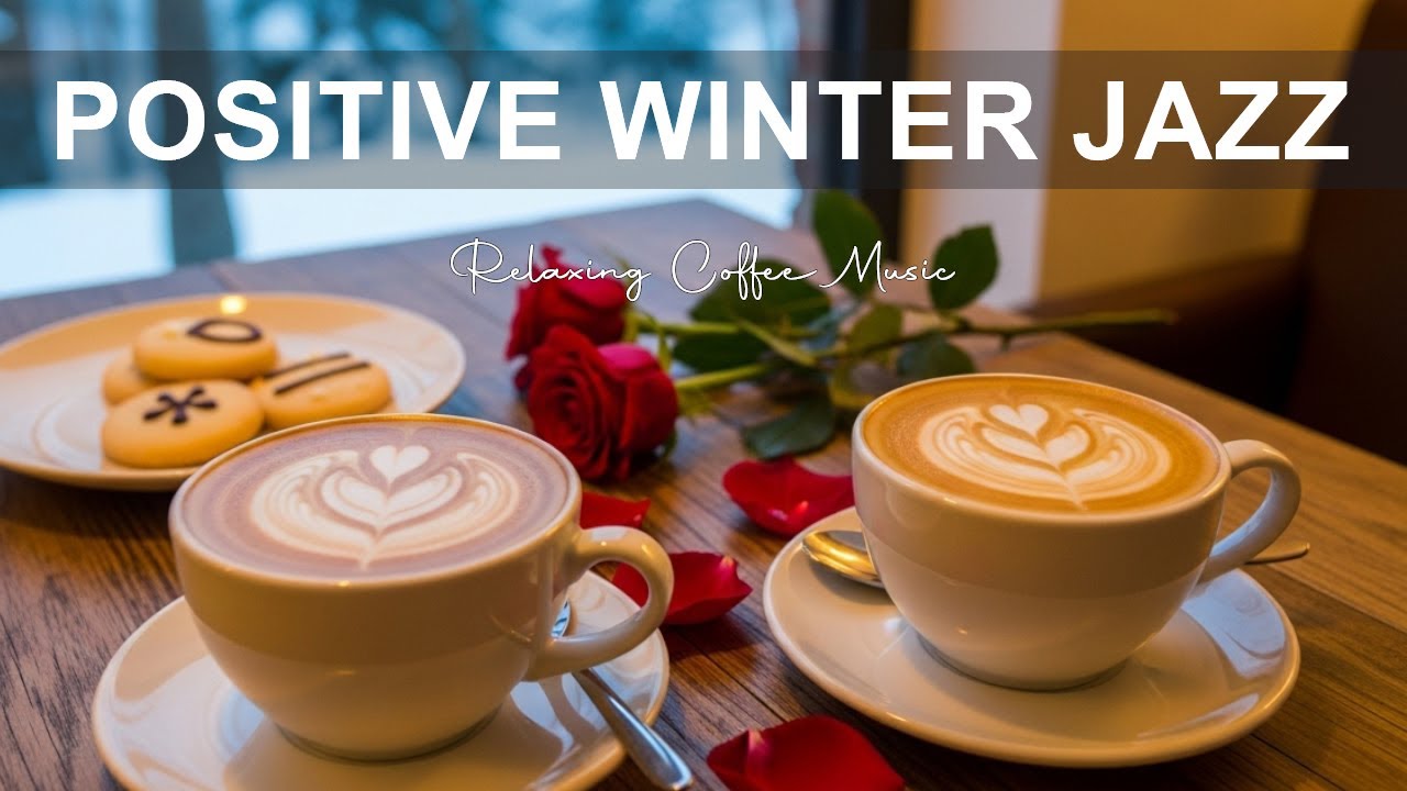 Positive Winter Jazz 🌿 Gentle Bossa Nova Coffee Ambience for Peaceful Focus and Happy Mood