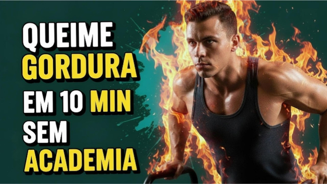 TRANSFORME SEU CORPO: Treino em Casa para Queimar Gordura em APENAS 10 MINUTOS! COMECE AGORA