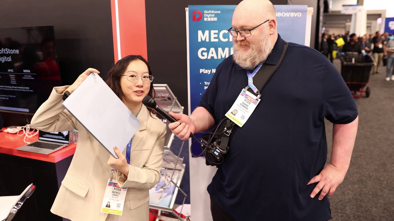 CES 2026 iSoftStone Digital z Amber rozmawia o mechrevo, projektowaniu i produkcji