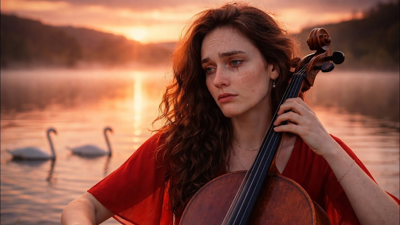 The Saddest Cello by the Lonely Lake at Sunset | Deep Emotional Piano & Cello (1 Hour)