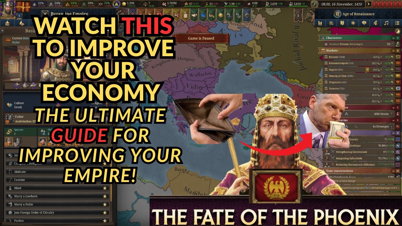 EU5 - ECONOMY GUIDE FOR BUILDING A WORTHY ECONOMY FOR AN EMPIRE PATCH 1.2