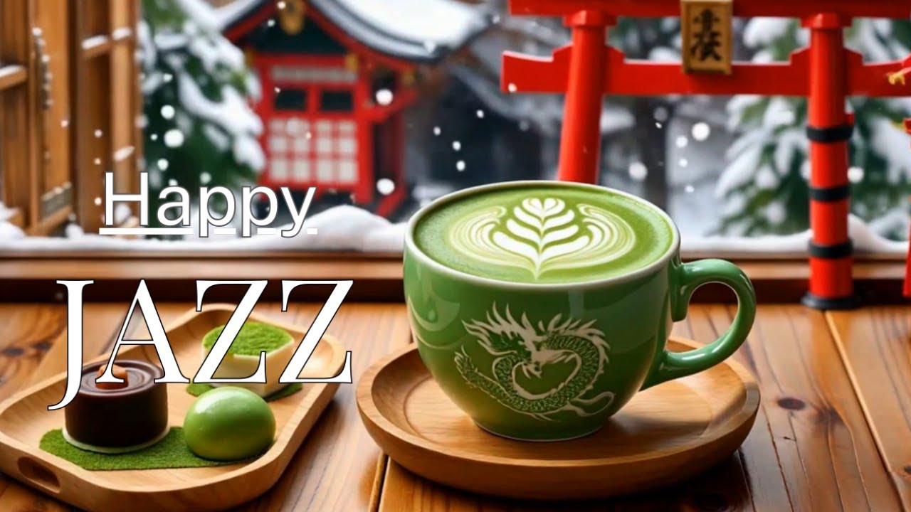 Happy February Jazz ☕ Delicate Winter Coffee Jazz,Smooth Bossa Nova & Instrumental for Stress Relief