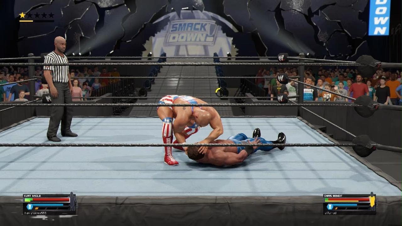 WWE 2K25 Kurt Angle vs Chris Benoit