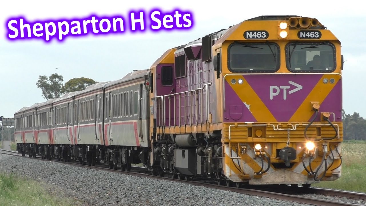 V/Line H Sets on the Shepparton Line - Victorian Transport