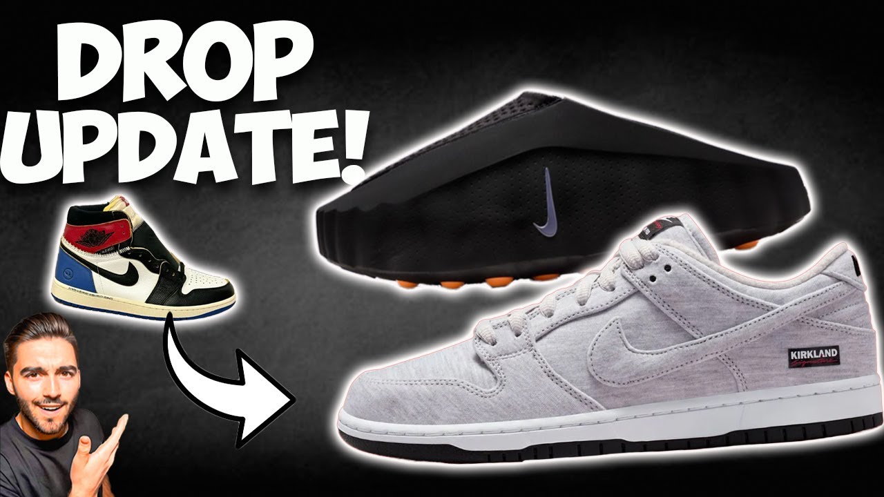 DROP UPDATES! UNION FRAGMENT JORDAN 1 ANNOUNCEMENT, COSTCO SB DUNKS & MIND 001 SLIDES!