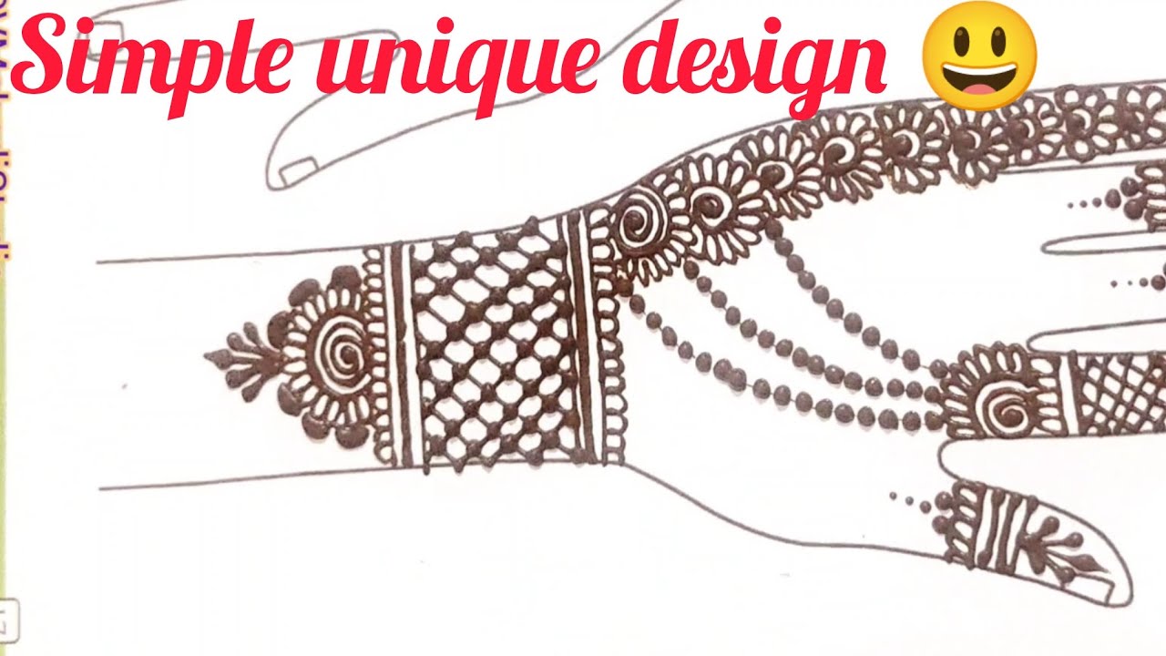 Simple unique designs|#beautiful |#henna |#mehndi 