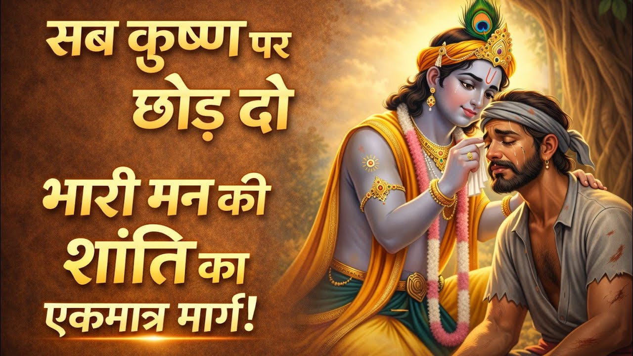 ​जब मन भारी हो और ज्यादा सोचने लगे तो ये सुनें | Shri Krishna Vani | Overthinking | Krishna Updesh 🙏