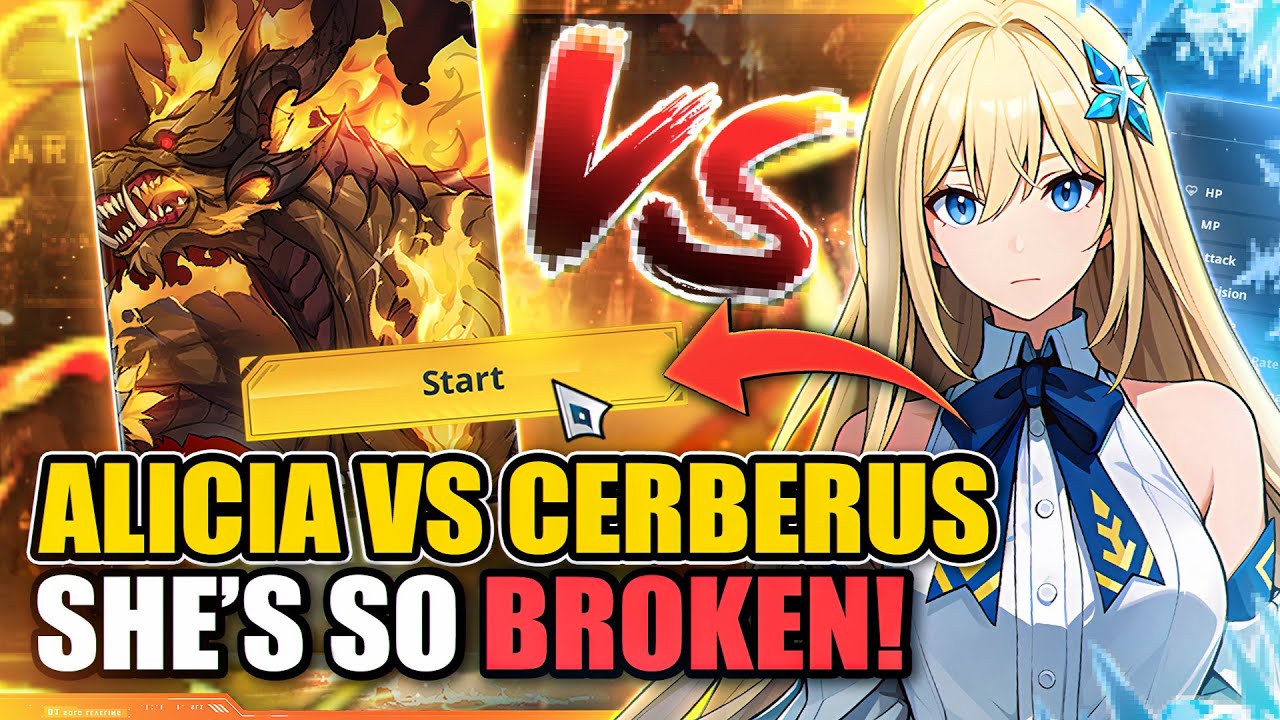 MAXED ALICIA DESTROYS CERBERUS! Best Alicia Build | Solo Leveling Arise