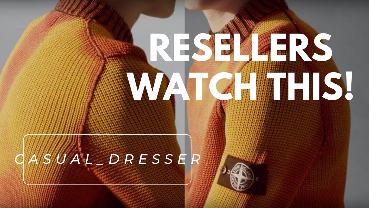 A RESELLERS DREAM! RESELLING STONE ISLAND. PLUS I REVIEW THE FAKE STONE ISLAND ICE KNIT. MAKE MONEY