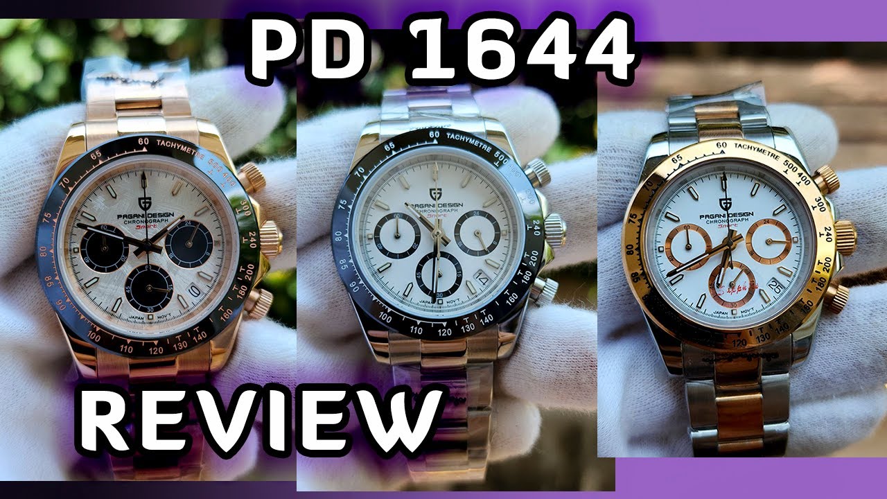 Pagani Design PD1644 Chronograph (Seiko VK63) | Specs REVIEW + color COMPARISON