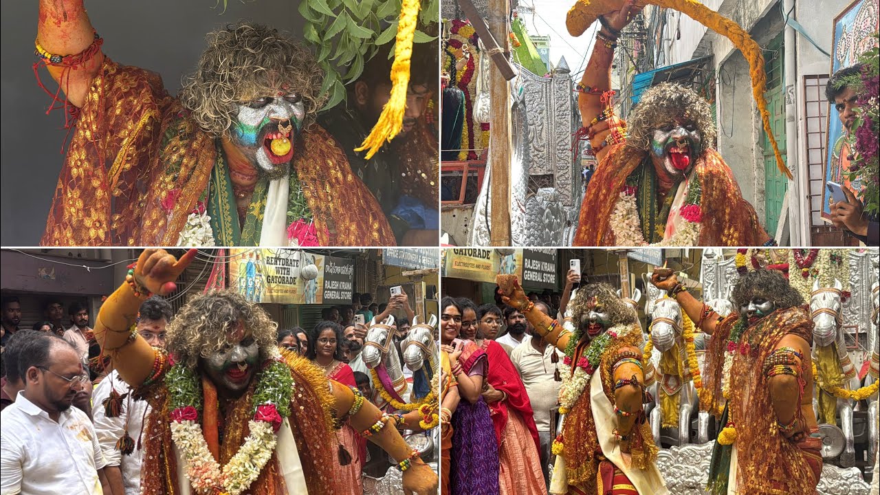 Shiva Mani Potharaju dance 2026 | Secunderabad bonalu 2026 |Kamakshi Amma Temple Thottela procession