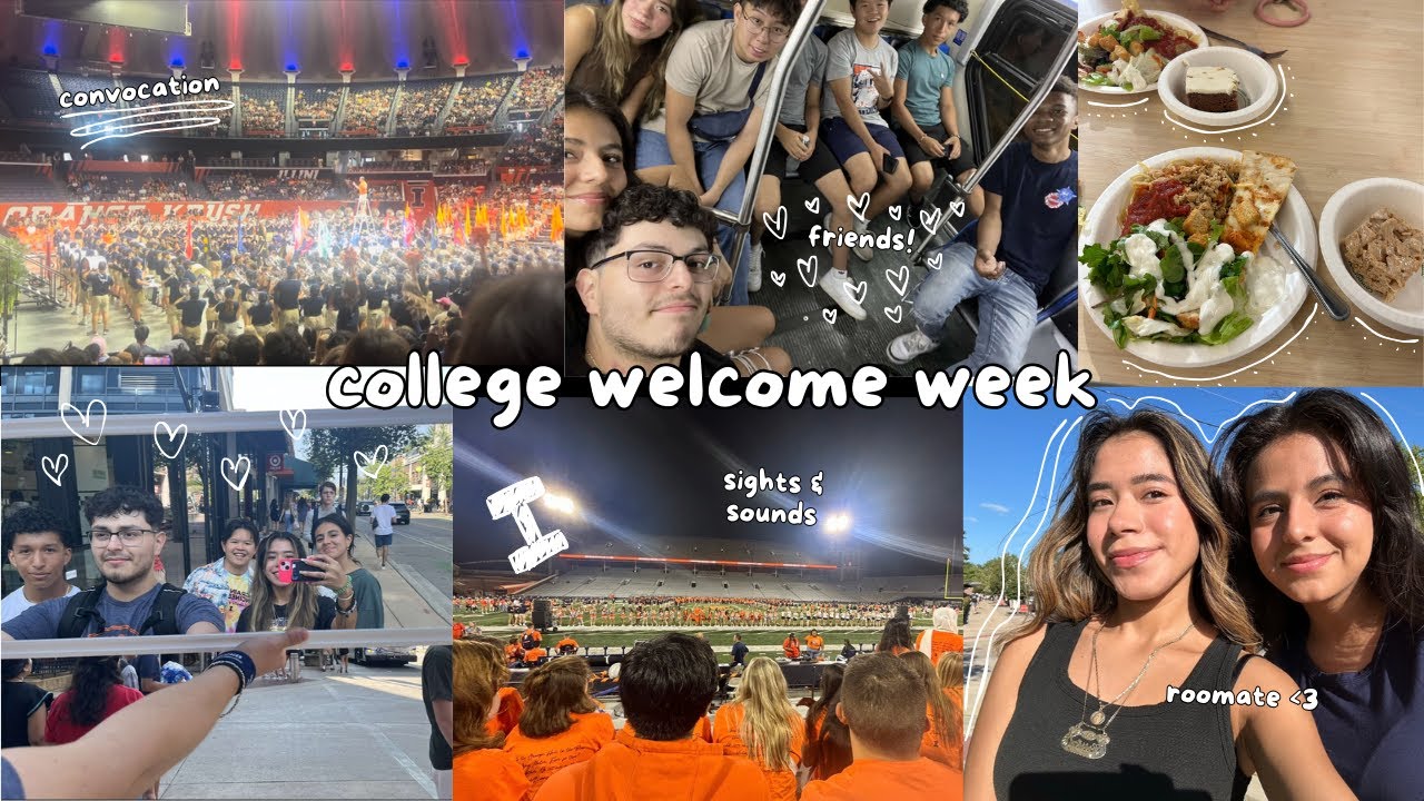 college welcome week | UIUC | freshman year