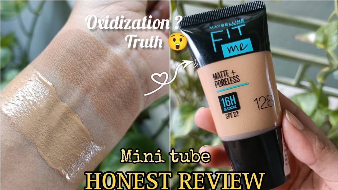 Maybelline fit me(mini tube review)128 warm nude,115,220 Shades #maybelline #maybelline review