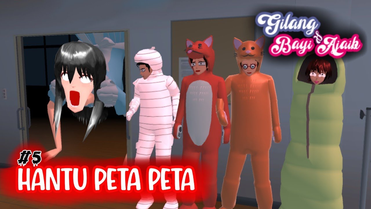 Hantu Peta Peta #5 || SAKURA SCHOOL SIMULATOR DRAMA