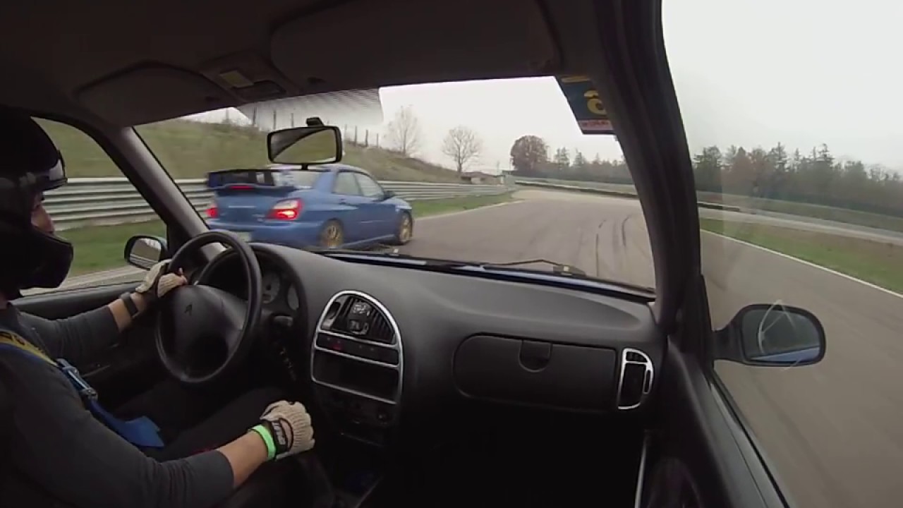 Saxo VTS autodromo di Modena 04/12/2016 vs Impreza STi