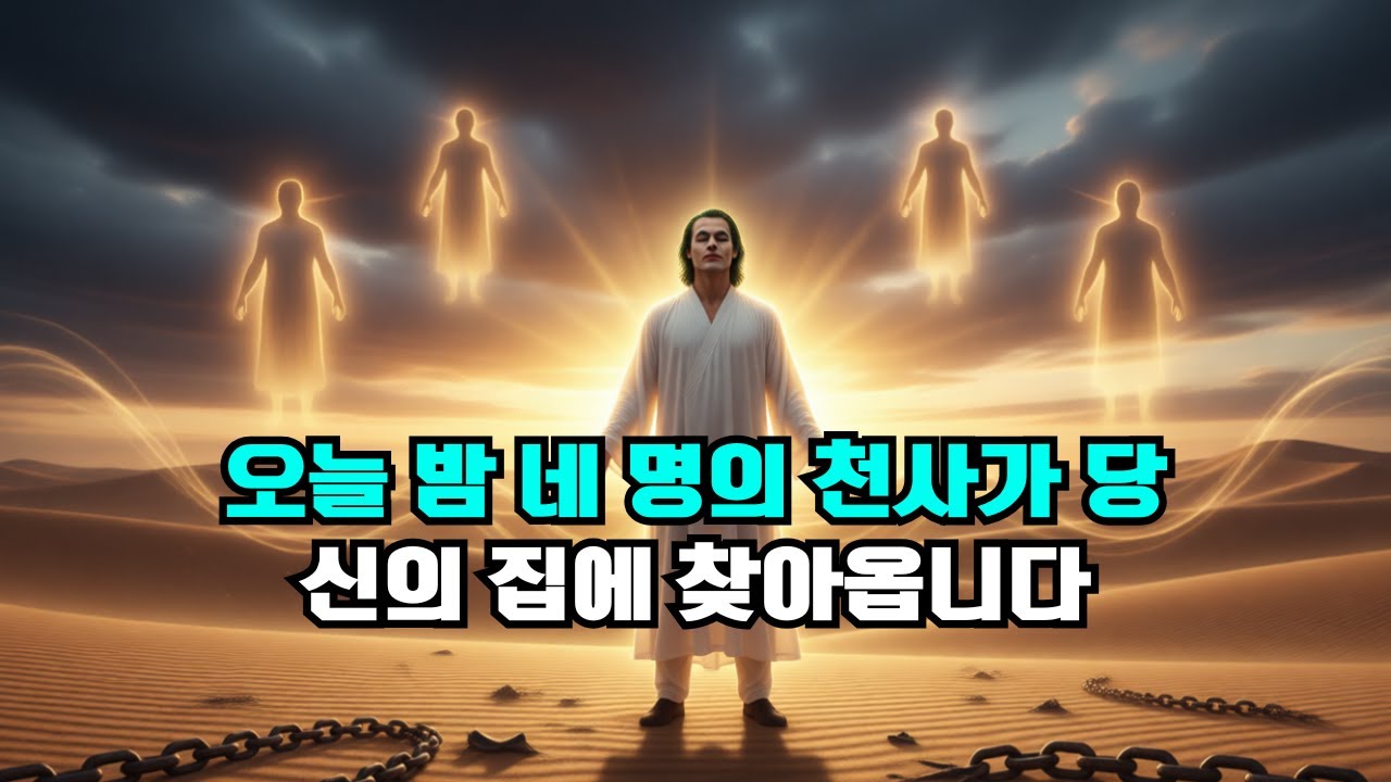선택받은 영혼, 이 문을 놓치지 마세요. 네 명의 천사가 당신의 집으로 향하고 있습니다.