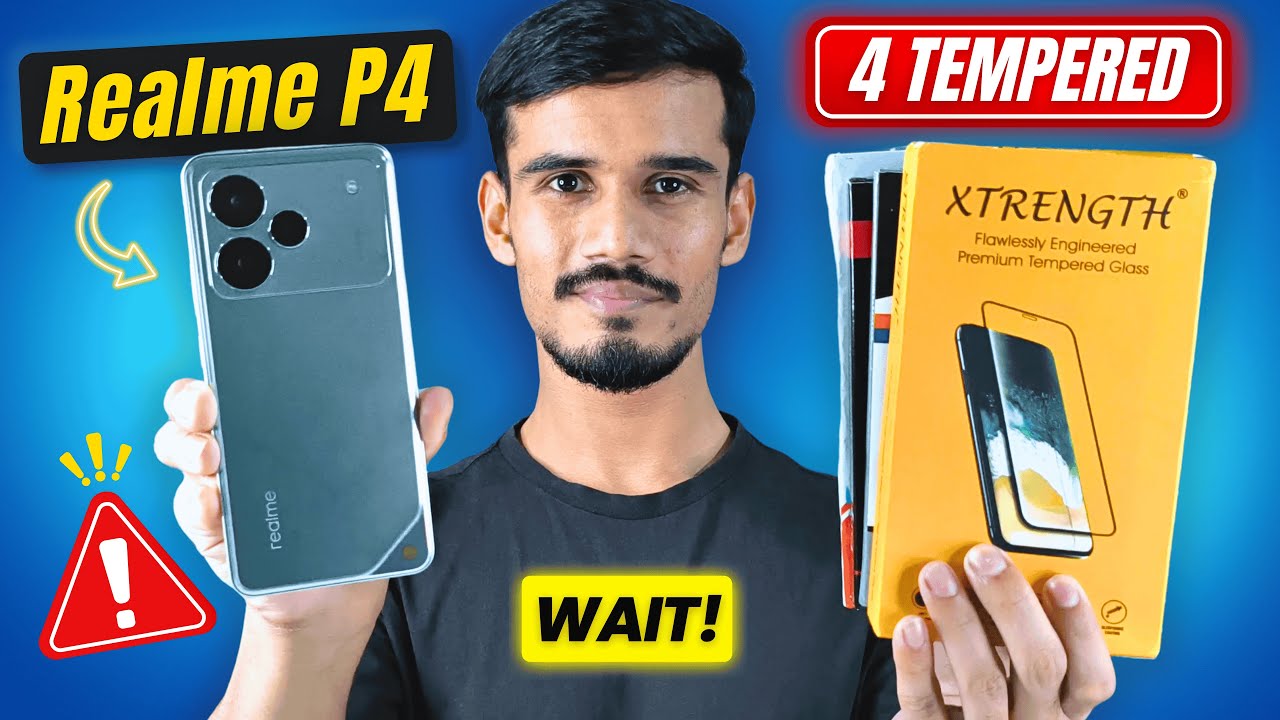 Realme P4 Tempered Glass REVIEW | Which Is The BEST Glass For Realme P4? ⚡