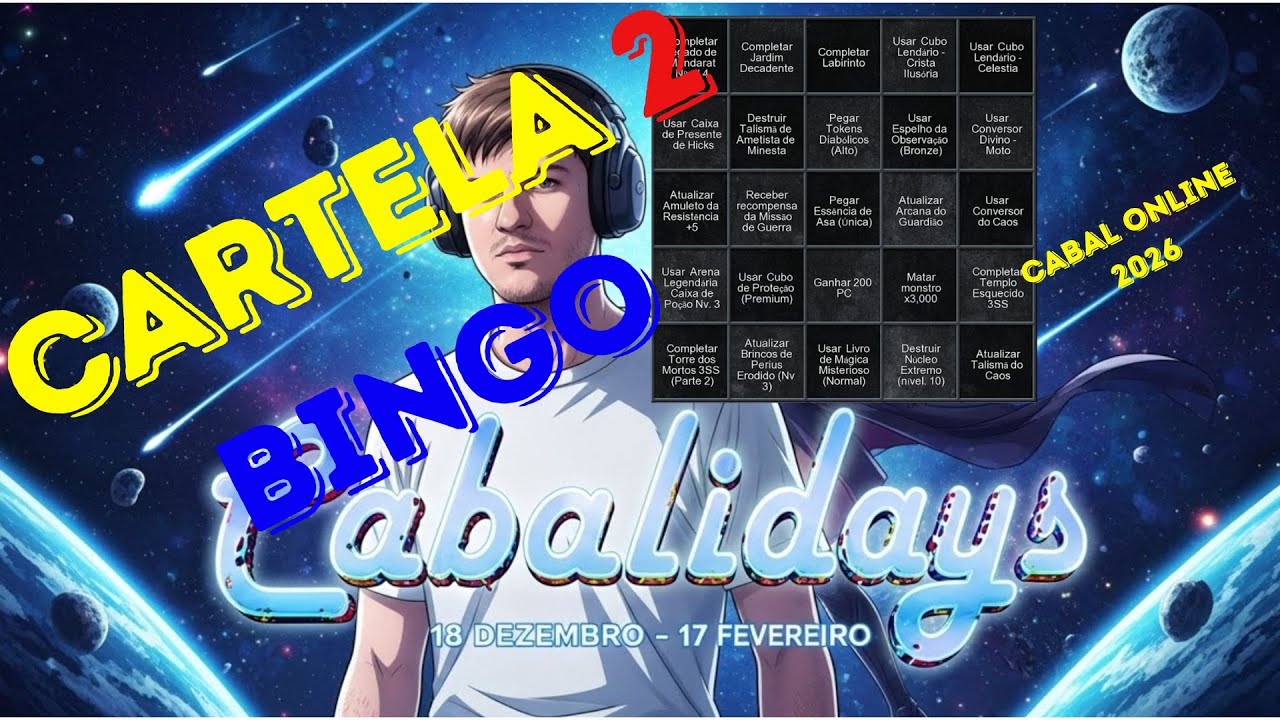 [CABAL ONLINE] - Cartela 2 do BINGO - VALE A PENA FAZER