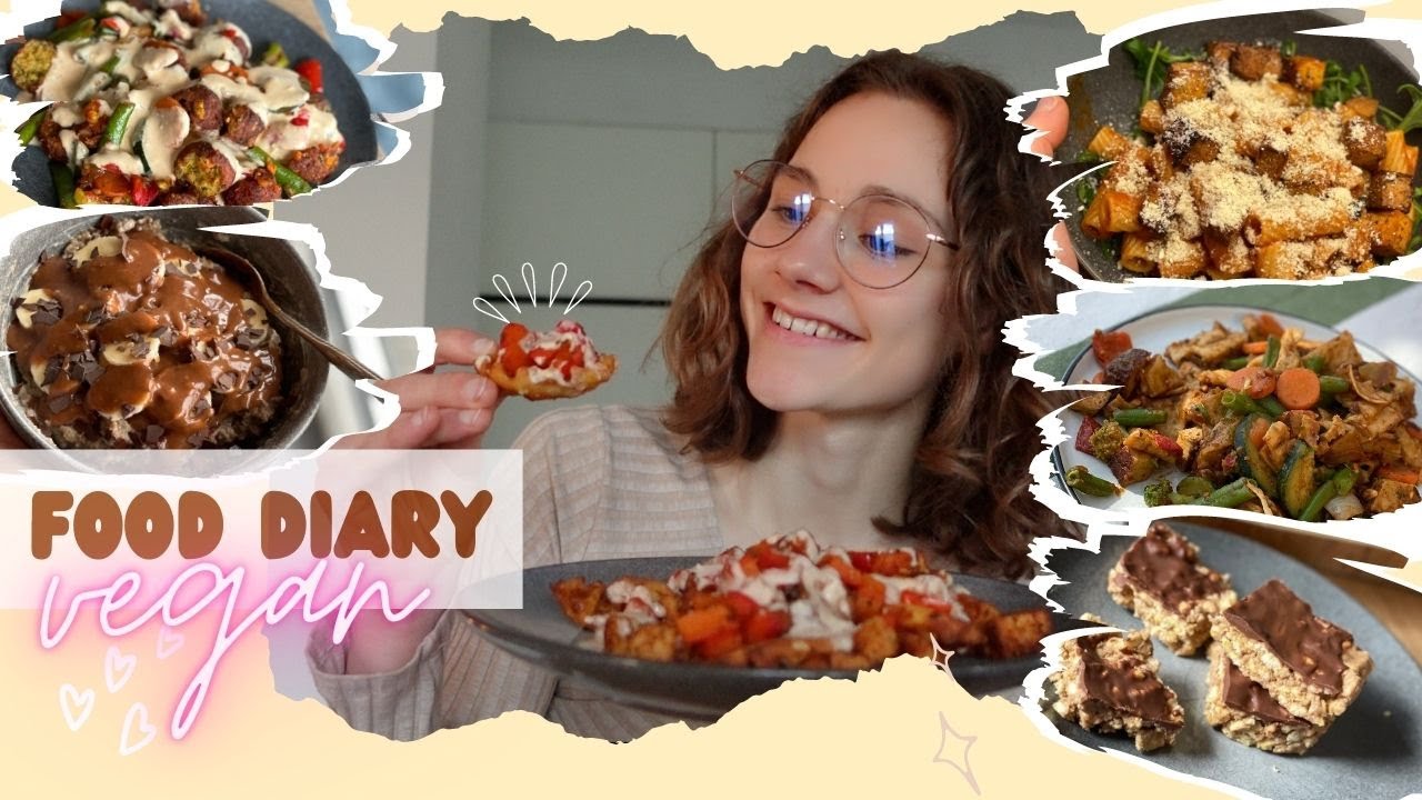 (Werbung) VEGAN FOOD DIARY😋 ... what I eat in a week to feel good 🌱