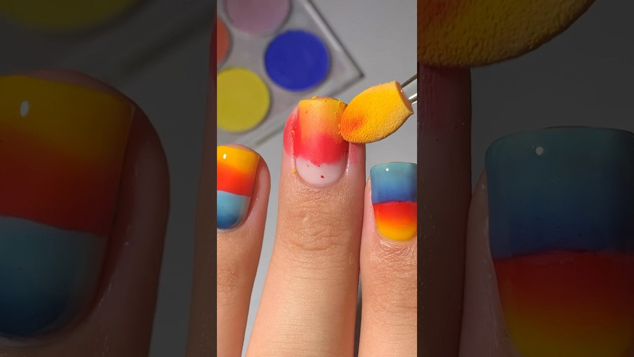 Eyeshadow Nail Hack🚨