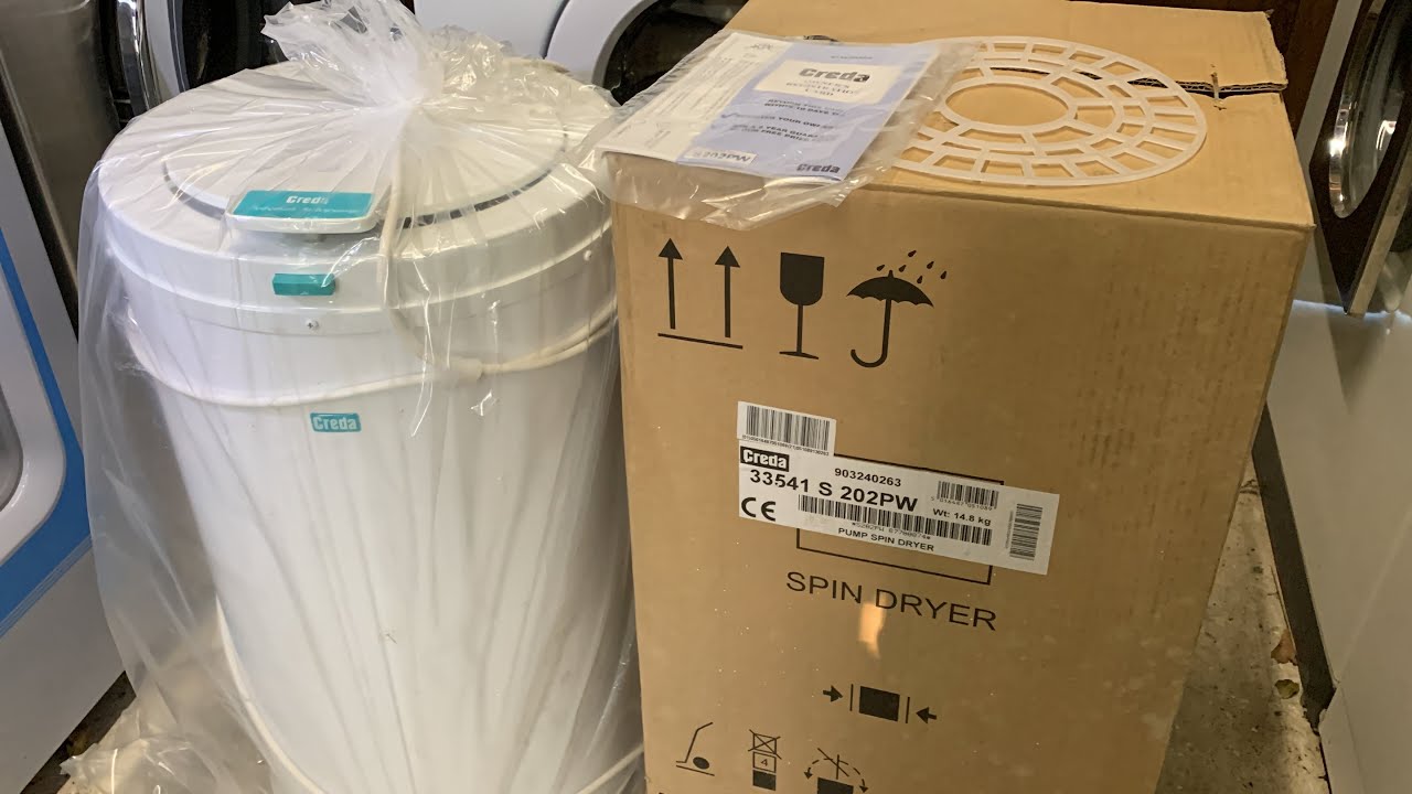 Unboxing a Creda Debonair Autopump Spin Dryer