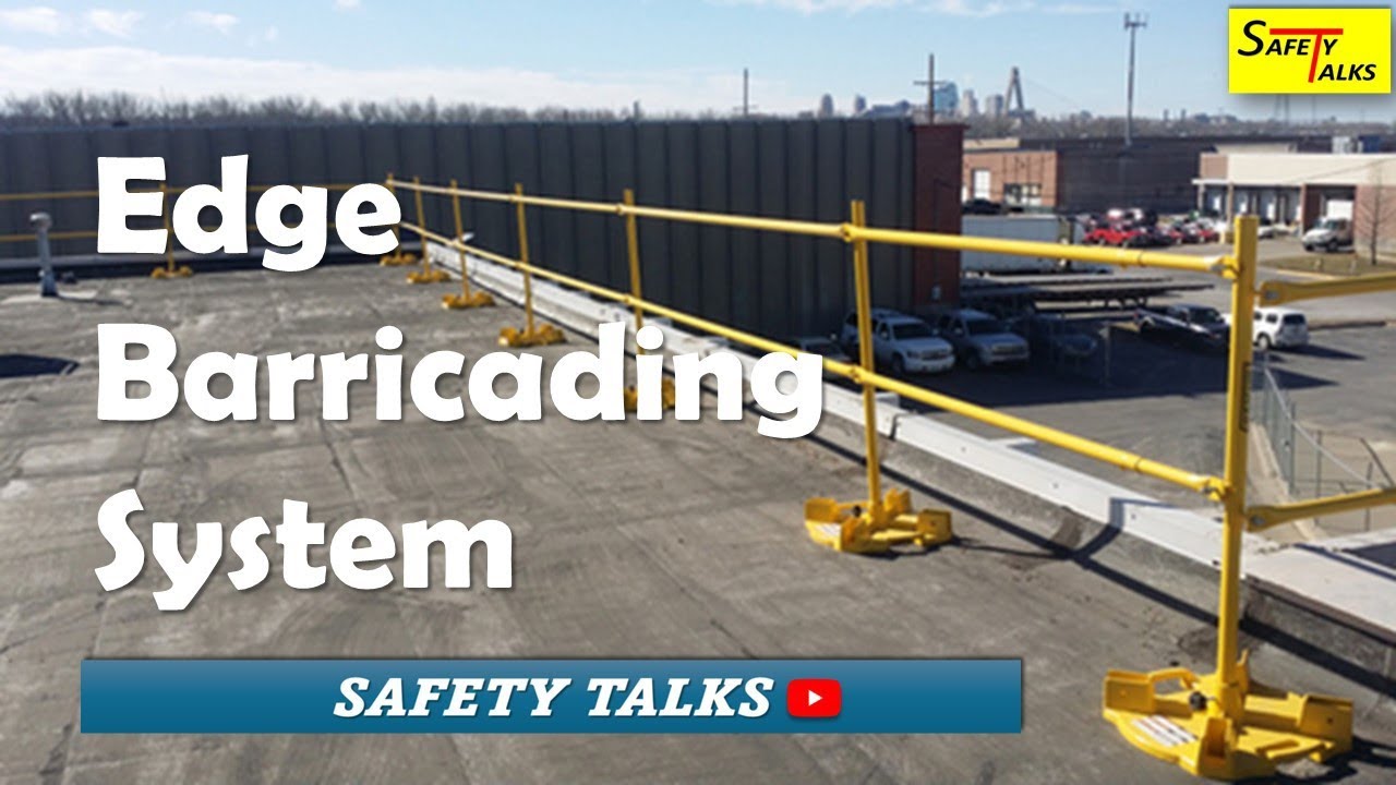 Edge Barricading system | Fall protection | Railing | Hard Barricading | Safety Talks in Hindi