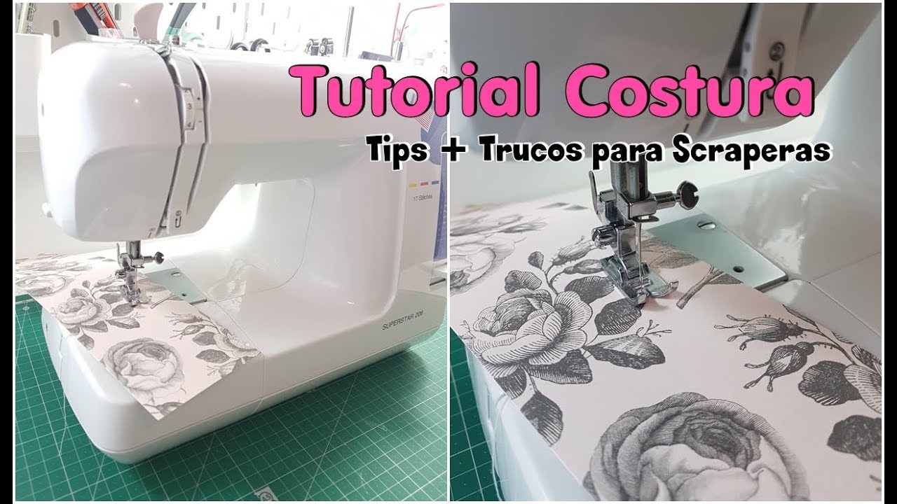 MÁQUINA DE COSER - COSIDOS PARA SCRAPBOOKING y MIS TRUCOS