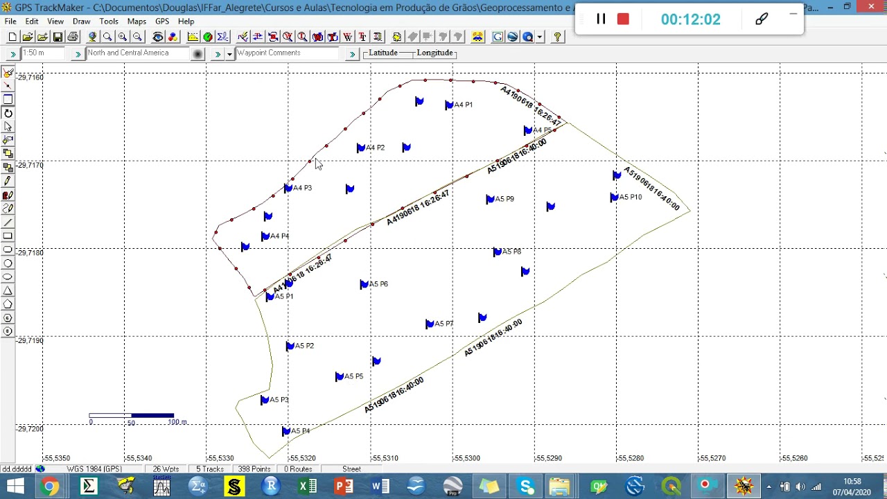 Usando Trackmaker+GoogleEarth