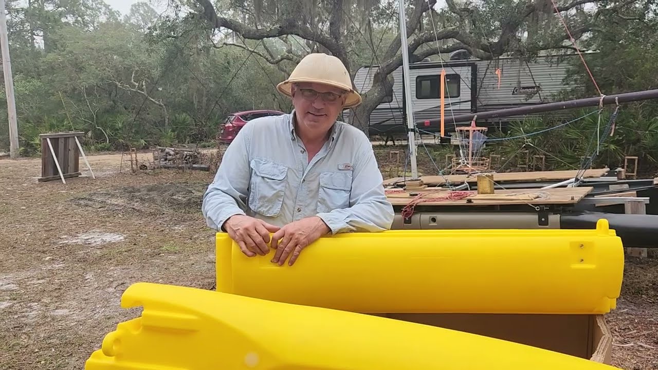 new and improved hull parts from Expandacraft modular boats.