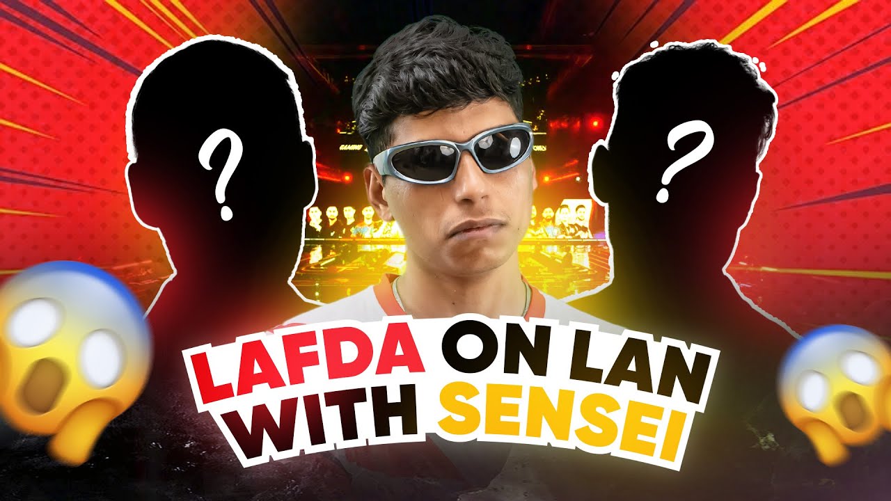 LAFDA AT LAN ep01  | LIVE WITH GUESTS |  SENSEI BGMI😎 #onlyfangs