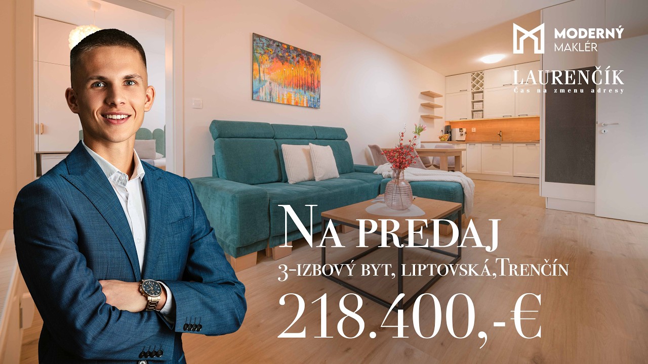 NA PREDAJ | Ideálny 3-izbový byt pre rodinu v novostavbe | Trenčín