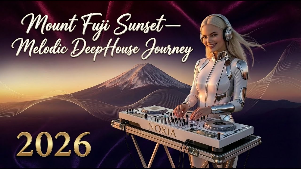Asia Tour • Mount Fuji Sunset • Deep Melodic House Set | DJ Noxia World Tour