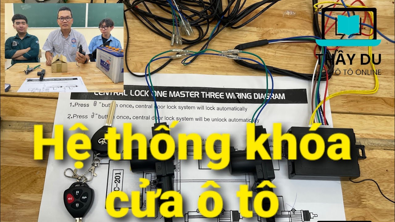 Hệ thống khóa cửa ô tô #haohoauto