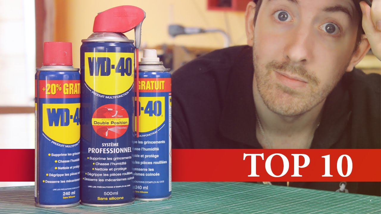 TOP 10 DES UTILISATIONS IMPROBABLES DU WD-40