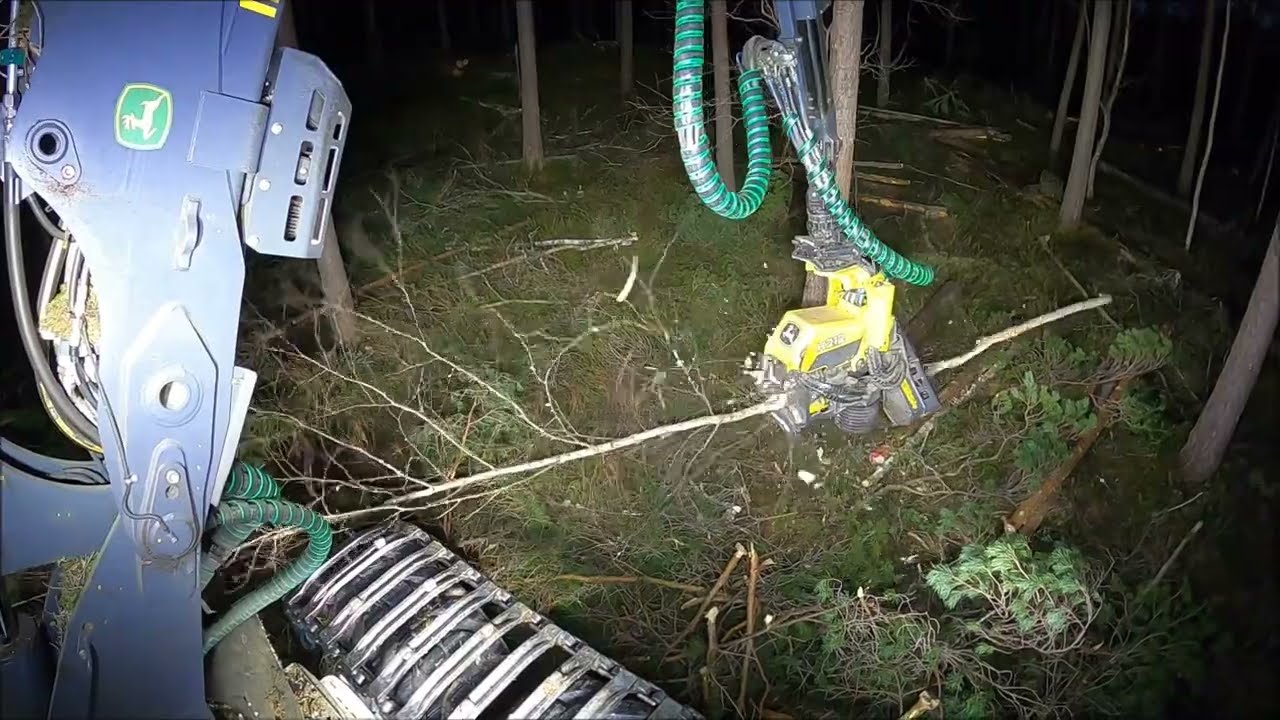 Gallrar på mosse John deere 1170g h212