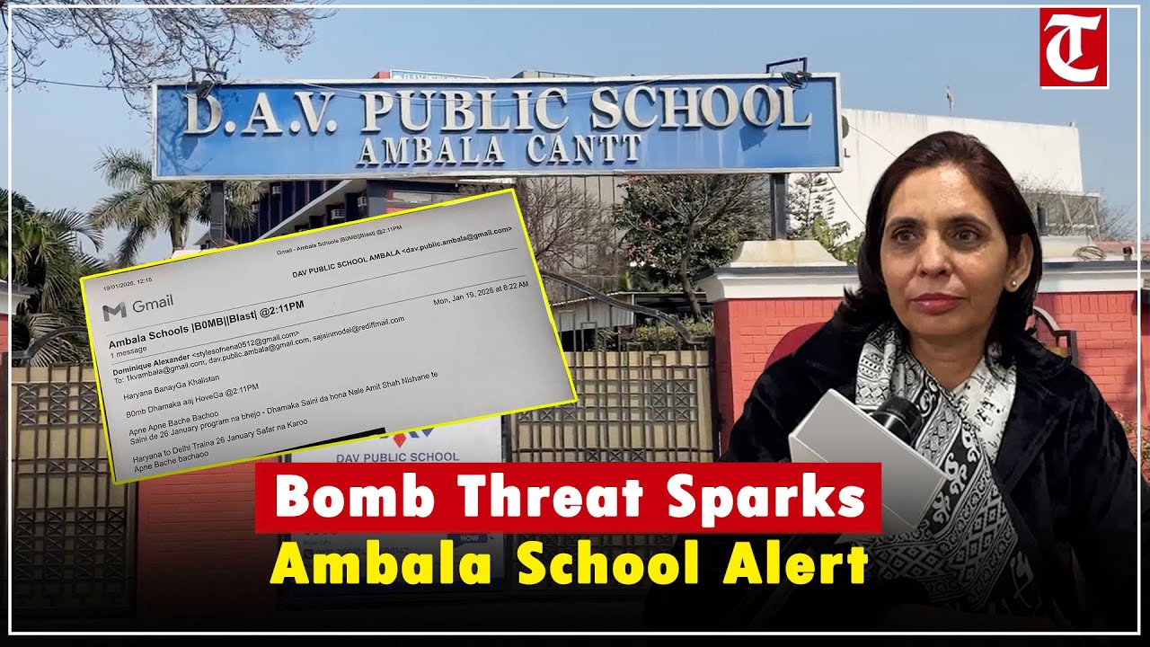 Bomb Threats Reported at Multiple Schools in Ambala, Police Investigate for Student Safety