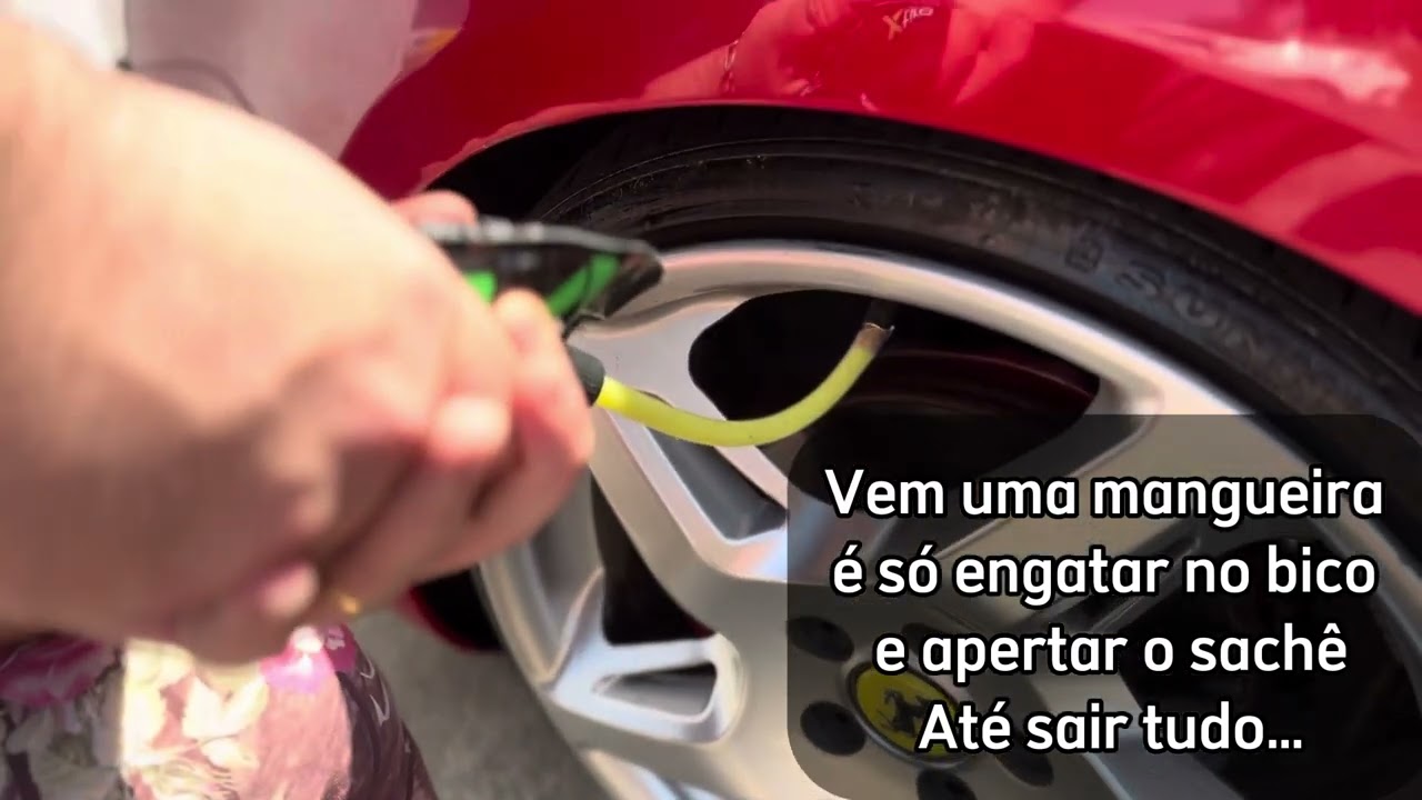 Como colocar vacina de pneu no carro