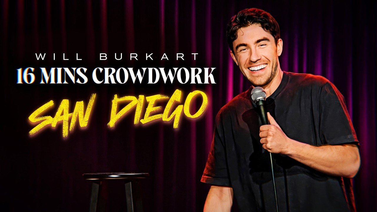 16 Mins of CROWDWORK in San Diego | Will Burkart Stand Up