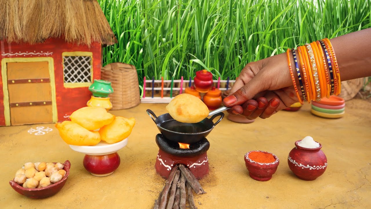 Miniature Chole Bhature | Poori | Mini Foodkey