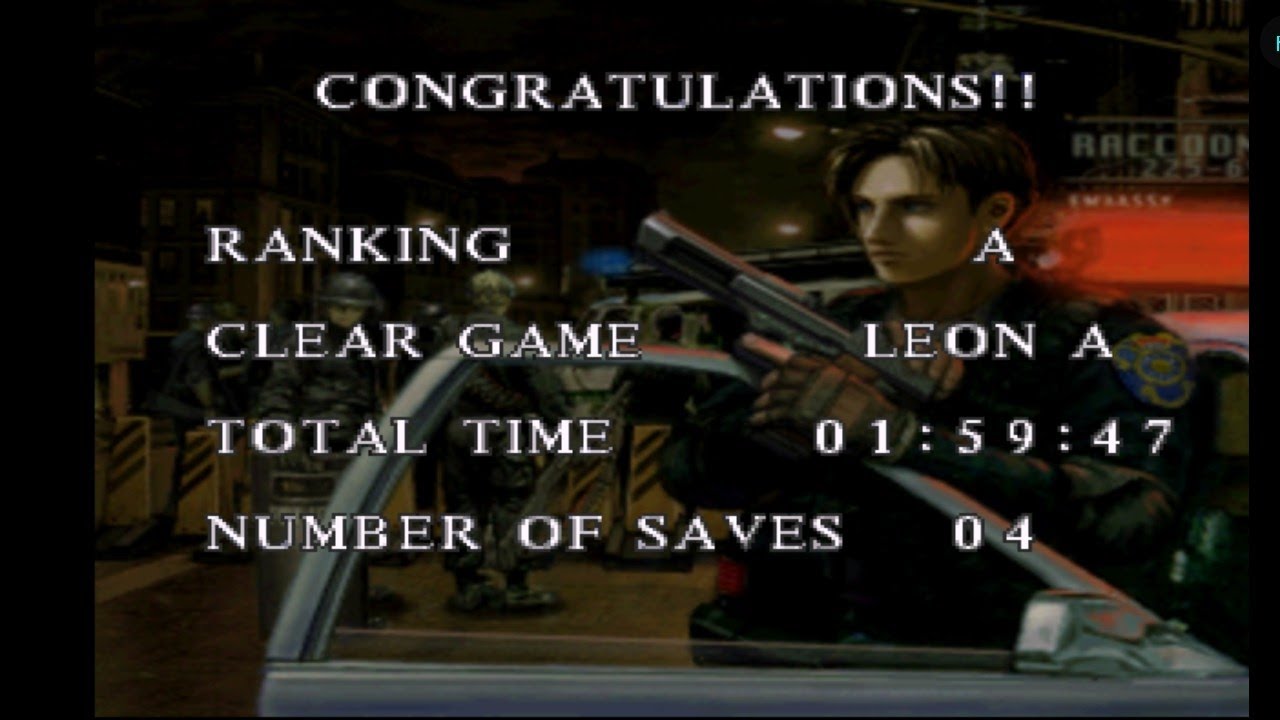 Resident evil 2 GameCube Leon route A 2/2