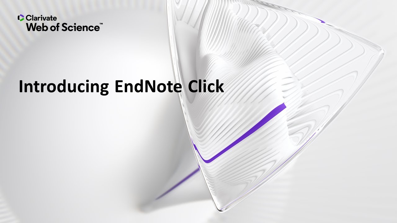 A class recording: introducing EndNote Click