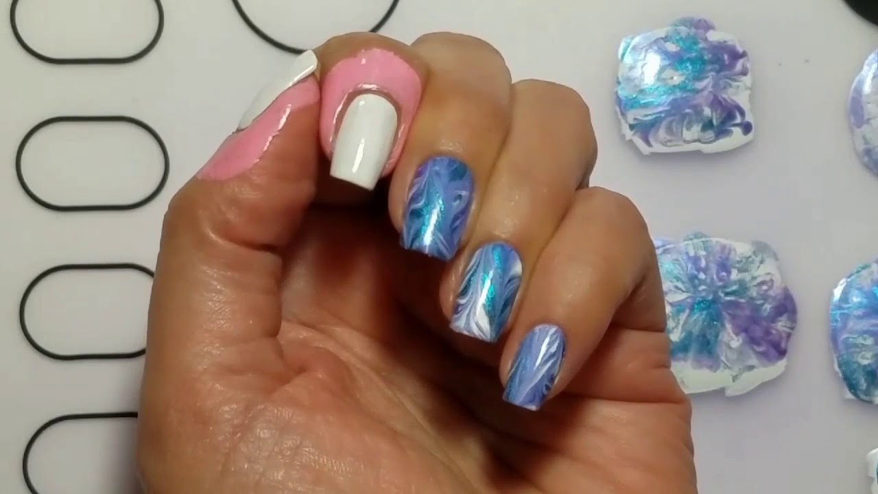 Drag / Dry marble using stamper