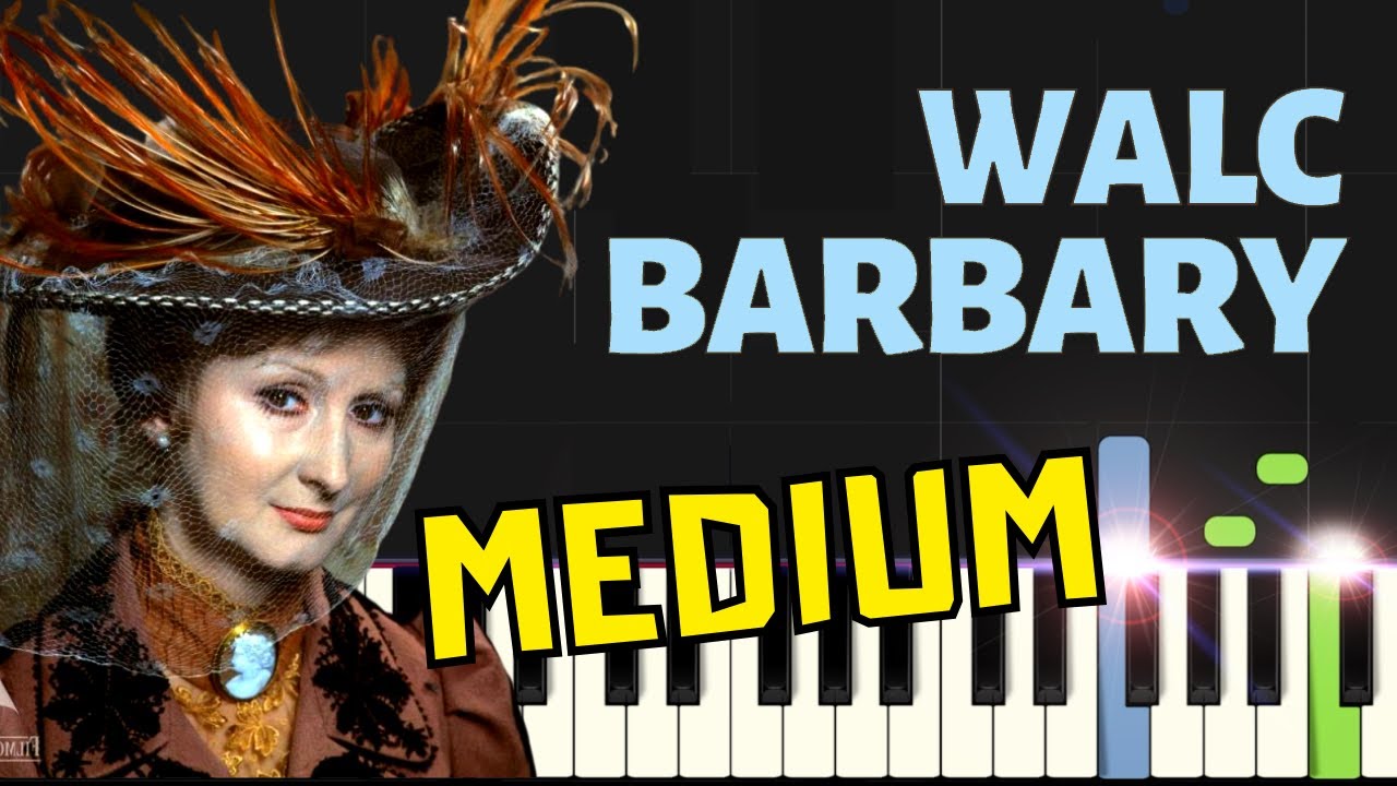 Walc Barbary z filmu Noce i Dnie I Kazanecki ŚREDNIE 👇 nuty na fortepian Easy Piano Tutorial Medium