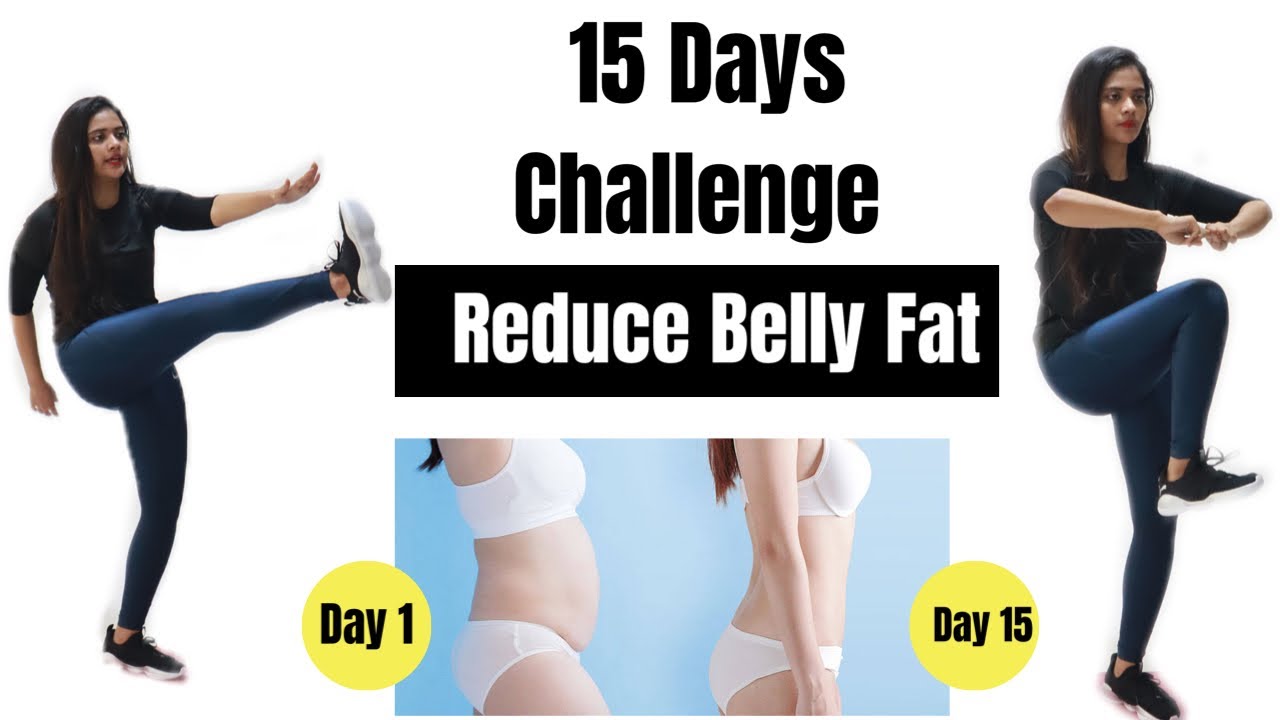 15 Days Challenge To Reduce Belly Fat | Secret Exercises to get Flat Stomach at home | Somya Luhadia