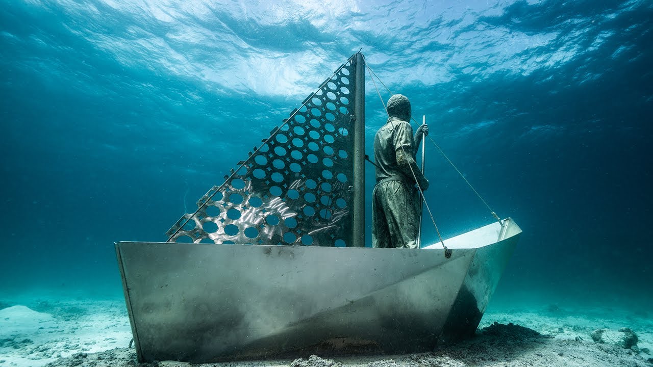 A World Adrift  - Carriacou and Petite Martinique underwater sculpture park by Jason deCaires Taylor