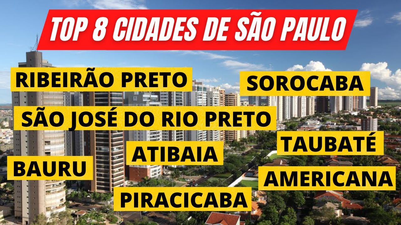 As 8 cidades Baratas e Bonitas em São Paulo para Viver. Falei preços