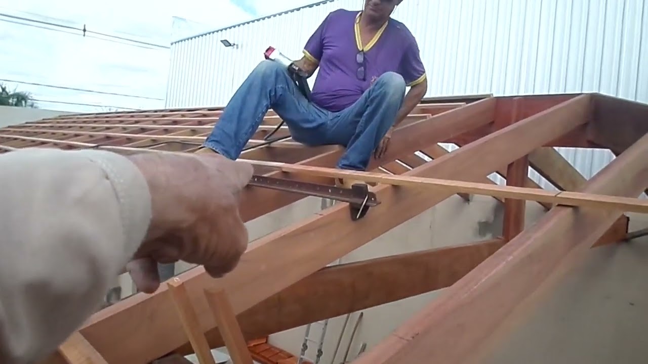 Como Alinhar os Caibros e Ripas Dicas do Mestre de #Carpintaria