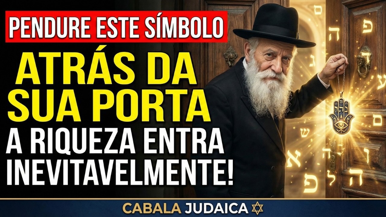 🔴Pendure ESTE símbolo atrás da sua porta da frente — A riqueza inevitavelmente entra |Cabala Judaica