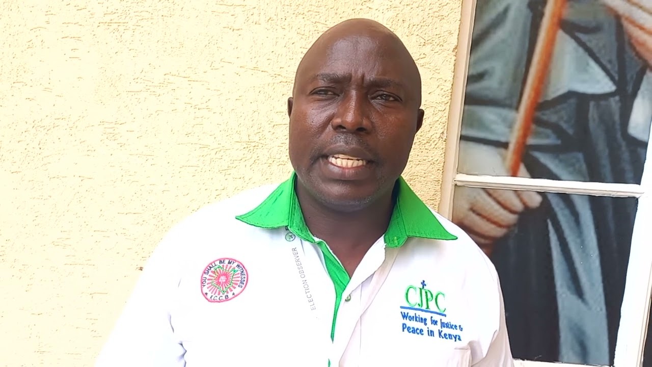 Ronald Ndemo, the CJPD Coordinator at Ngong Diocese gives an overview of CJPD