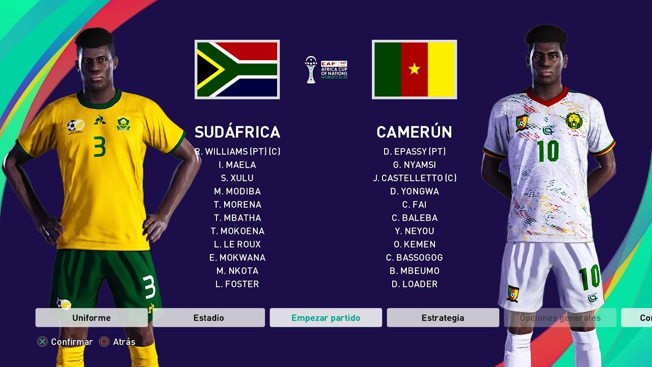 SUDAFRICA VS CAMERUN - AFRICA CUP OF NATIONS 2025 ROUND OF 16 